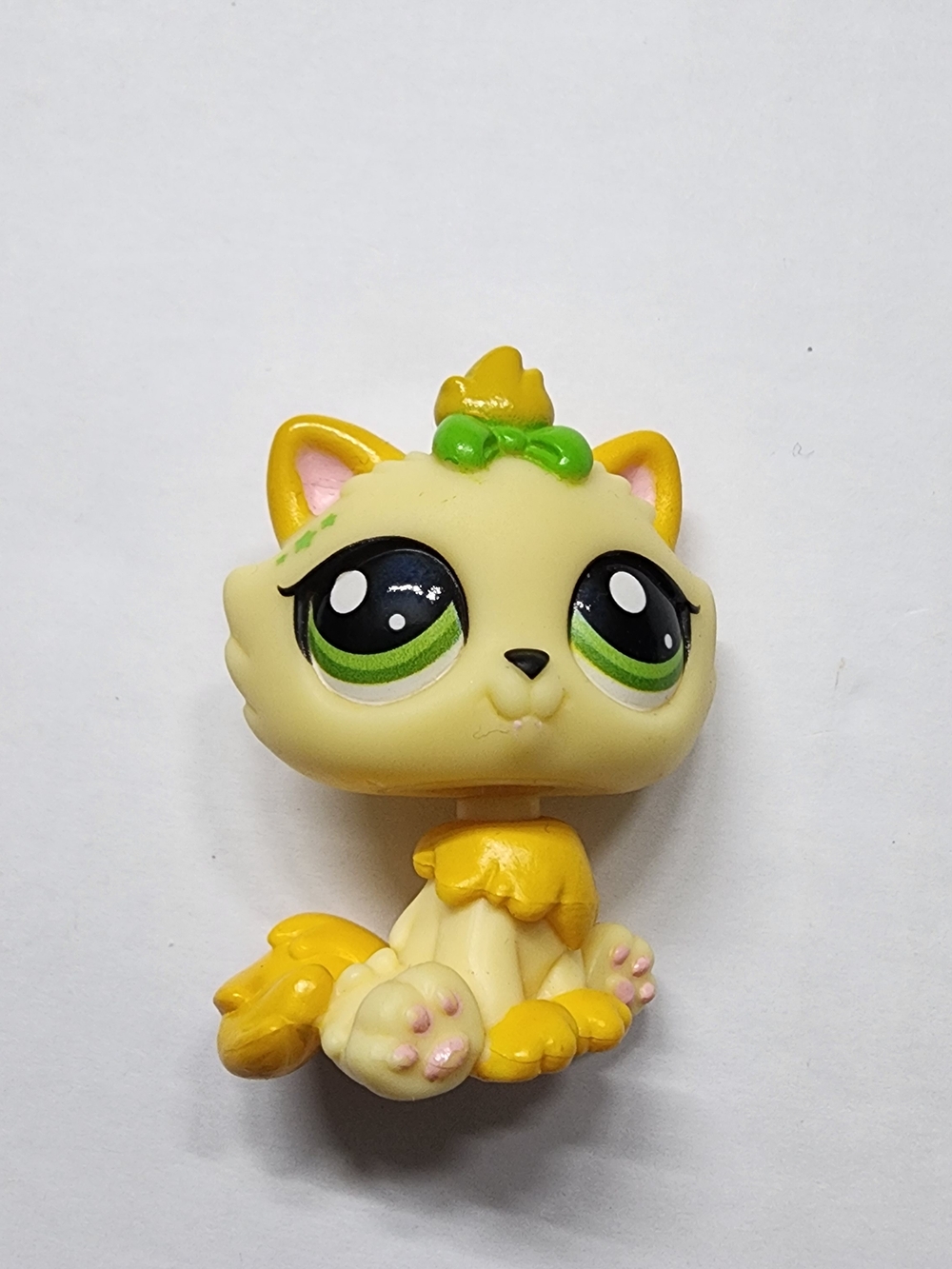 Littlest Pet Shop # 140 Yellow Himalayan Cat Surprise Box Series 3 G7 LPS Hasbro
